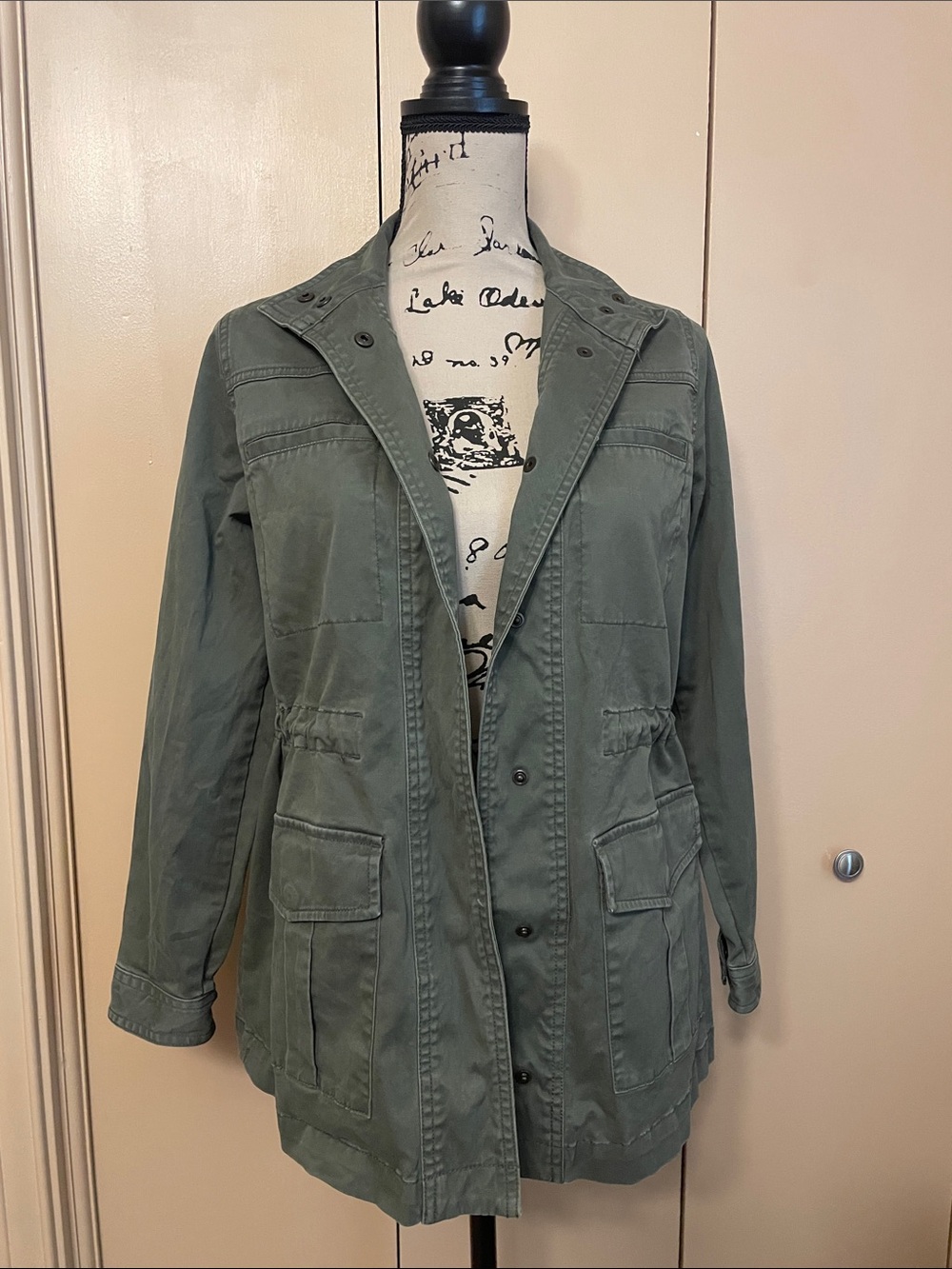 Universal Thread Olive Utility Jacket with Front Pockets